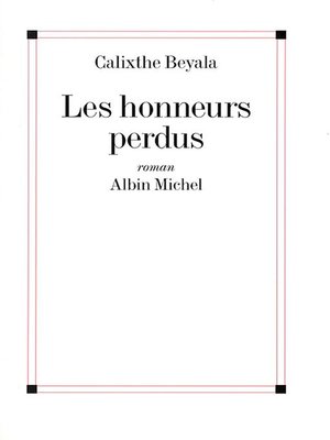 cover image of Les Honneurs perdus